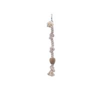 Cotton rope bird toy with wooden block Nobby Pet