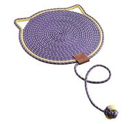 Cotton Rope Cats Scratcher Post Mat Essential Cats Toy For Claw Care Scratches-Resistant Engaging For Home Living Room Mat