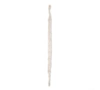 Cotton Rope Hanging Mesh Tissue Bag with Bohemian Design Elements for Bathroom Wall Space Optimization (Beige)