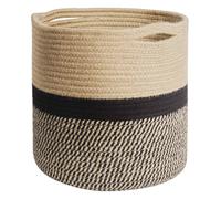 Cotton rope laundry basket laundry collector flexible planter storage basket 25L