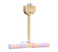 Cotton Rope Parrot Swing Stop Tree Bite Prevention Parrot Swing Stand for Cage Bird Playing Exercise Training Interactive Bird Balance Trainer