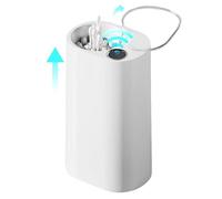 Cotton Round Holder,Intelligent Ejection Touchless Swab Dispenser - Rechargeable Container for Home Daily Travel Studio Bedroom Bathroom Living Room Vanity Table Women