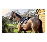LeMieux Close Contact Cotton Square Saddle Pad - Saddle Pads for Horses - Equestrian Riding Equipment and Accessories (Brown - Small/Medium)