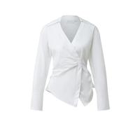 Cotton Satin Shirt with Press Stud Fastening Women COMMA Blanc 42