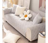 Cotton Sectional Sofa Throw Cover Pad Seasons Sofa Cover Anti-slip Furniture Protectors Covers Pastoralism Style Sofa Furniture Protector Cover For Sofa,Loveseat,Recliner,Chair-E 35x94inch(90x240cm)