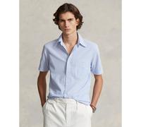 Polo Ralph Lauren Mens Blue/White Custom Fit Striped Seersucker Shirt BLUE WHITE M