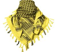 Cotton Shemagh Scarf for Men & Women - Keffiyeh Desert Head Scarf, Breathable Lightweight Sun Protection Neck Wrap, 100% Cotton Summer Outdoor Tactical Scarf, 43×43" Unisex Gift (Desert Sand)