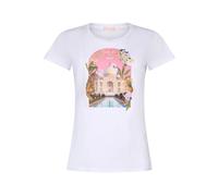 Cotton Short Sleeve T-shirt - female - Liu Jo - T-Shirts - White - M - Tops M