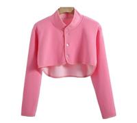 Cotton Shoulder Warmer Winter,Shoulder and Neck Shawl Cape for Men Women,Coldproof Wearable Thermal Shoulder Pad,Pain Relief Protective Brace,Short/Long Sleeve(Pink A,M(40~50kg))