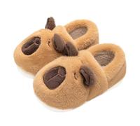 Cotton Slippers for Women, Slip-on Slippers for Women - House Slippers Cartoon Animal Slippers by Capibara | Warm Women Slippers Comfortable Cotton House Slippers for, 10 11, 10 UK