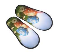 Cotton Slippers Lovely Easter Egg Soft Sliders Portable Shoes For Home Hotel Trip L
