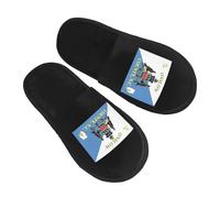 Cotton Slippers Onslow County Flag Lightweight Slippers Faux Fur Shoes For Bedroom Indoor Christmas L