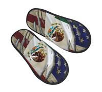 Cotton Slippers Rainbow Colorful Monarch Butterfly Collage Pattern Reusable Sliders Cotton Slippers For Big Kid Hotel Indoor L