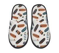 Cotton Slippers Summer Surf Boards Soft Slippers Fluffy Shoes For Winter Big Kid Outdoor L