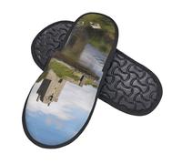 Cotton Slippers View Of The Dunguaire Comfy Sliders Faux Fur Slippers For Big Kid Adult Trip M