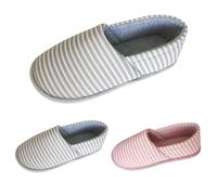 Cotton Slippers Women's Comfortable Women's Slippers Closed Slip On Slides Slip-Ons Walking Shoes Non-Slip Casual Shoes Soft Sole Slippers, gray, 4 UK
