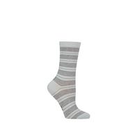 Cotton Socks Womens FALKE Striped Bright Colourful Stripey 2.5-5 / 5.5-8- 1 Pair