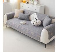 Cotton Sofa Cover with Anti Slip Design Washable Couch Protector for 3 4 5 Cushion Sectionals Pet Friendly Furniture Cover and Stylish Sofa Slipcover