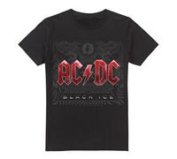 Cotton Soul ACDC Black Ice Unisex T Shirt, Black, XXXXX-Large