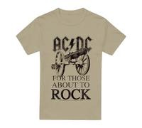 Cotton Soul ACDC for Those About to Rock Unisex T Shirt, Safari Green, XXX-Large