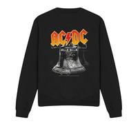 Cotton Soul ACDC/Hells Bells Crew Sweatshirt, Black, XX-Large