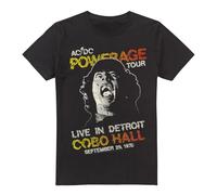 Cotton Soul ACDC Powerage Tour Unisex T Shirt, Black, XXX-Large