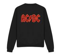 Cotton Soul ACDC/Pwr Up Logo Crew Sweatshirt, Black, XX-Large