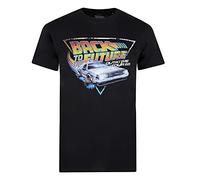 Cotton Soul Back to The Future - Tour - Mens T-Shirt - Black - 3XL