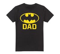 Cotton Soul Batman Bat Dad Mens T Shirt, Black, Small