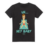 Cotton Soul Beavis and Butthead Uh Hey Baby Unisex T Shirt, Black, XX-Large