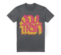 Cotton Soul Bet Soul Train Vibing Logo Unisex T Shirt, Charcoal, Large
