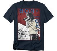 Cotton Soul Bon Jovi 86 Tour, Navy, Medium