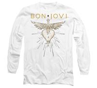 Cotton Soul Bon Jovi Greatest Hits Unisex Long Sleeve T Shirt, White