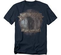 Cotton Soul Bon Jovi New Jersey, Navy, XX-Large