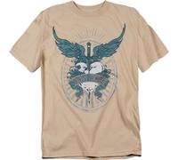 Cotton Soul Bon Jovi Winged Heart, Sand, XXX-Large