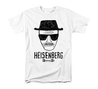 Cotton Soul Breaking Bad Heisenberg Mens T Shirt, White, XXL