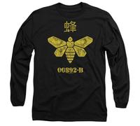 Cotton Soul Breaking Bad Methylamine Barrel Bee Unisex Long Sleeve T Shirt, Black, Small