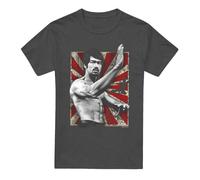 Cotton Soul Bruce Lee Concentrate Unisex T Shirt, Charcoal, Large