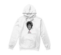 Cotton Soul Bruce Lee Self Help Unisex Hoodie, White, XX-Large