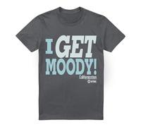 Cotton Soul Californication I Get Moody - Unisex T Shirt, Charcoal, Medium