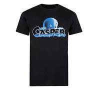 Cotton Soul Casper Peek A Boo Mens T Shirt, Black, XXL