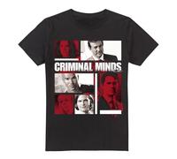 Cotton Soul Criminal Minds Character Boxes Unisex T Shirt, Black, X-Large