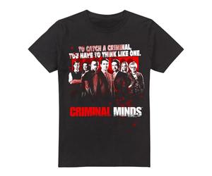 Cotton Soul Criminal Minds Think Like One Unisex T Shirt, Black