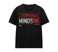Cotton Soul Criminal Minds Title Card Ladies T Shirt, Black, Medium