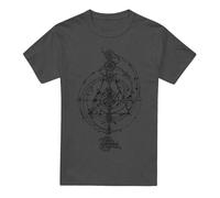 Cotton Soul Dark Crystal Dream Spiral Unisex T Shirt, Charcoal