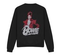 Cotton Soul David Bowie/Diamond David Crew Sweatshirt, Black