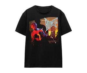Cotton Soul David Bowie Lets Dance Ladies T Shirt, Black, Medium