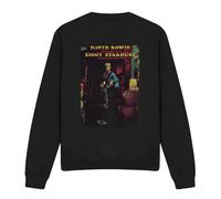 Cotton Soul David Bowie/Ziggy Stardust Album Crew Sweatshirt, Black, Large
