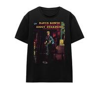 Cotton Soul David Bowie Ziggy Stardust Album Ladies T Shirt, Black