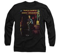 Cotton Soul David Bowie Ziggy Stardust Album Mens Long Sleeve T Shirt, Black